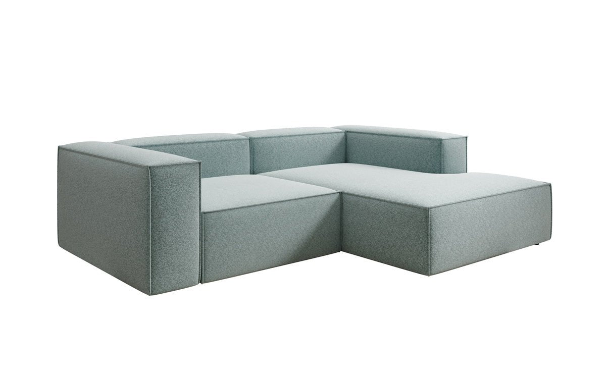 Designer Sofa Lesley L Mini in Textured Fabric
