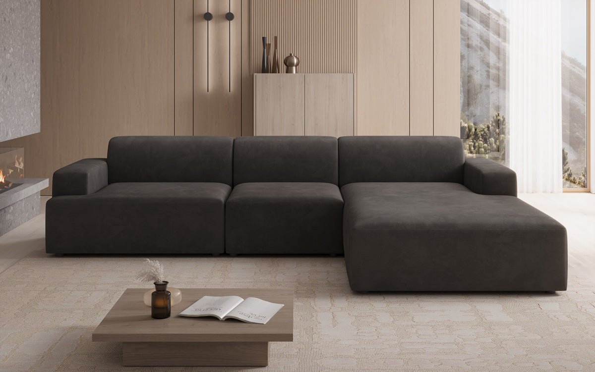Designer Sofa Monza L Maxi in Velvet