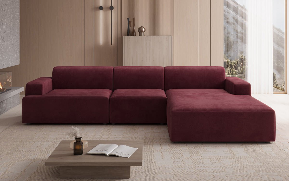 Designer Sofa Monza L Maxi in Velvet
