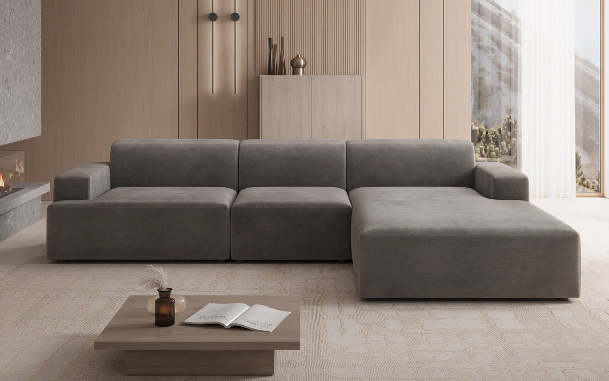 Designer Sofa Monza L Maxi in Velvet