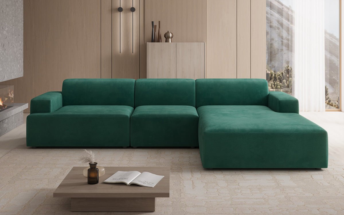 Designer Sofa Monza L Maxi in Velvet