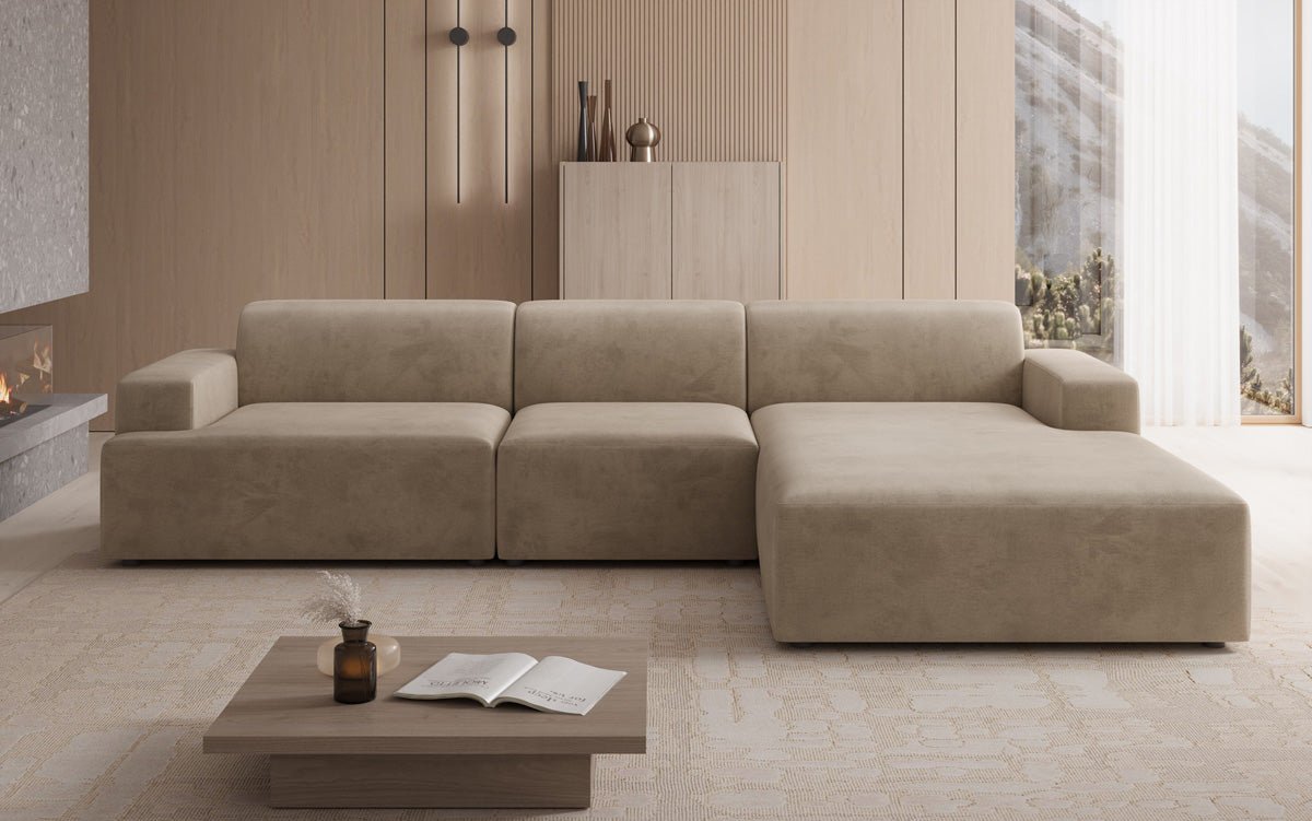 Designer Sofa Monza L Maxi in Velvet