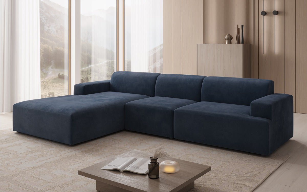 Designer Sofa Monza L Maxi in Velvet