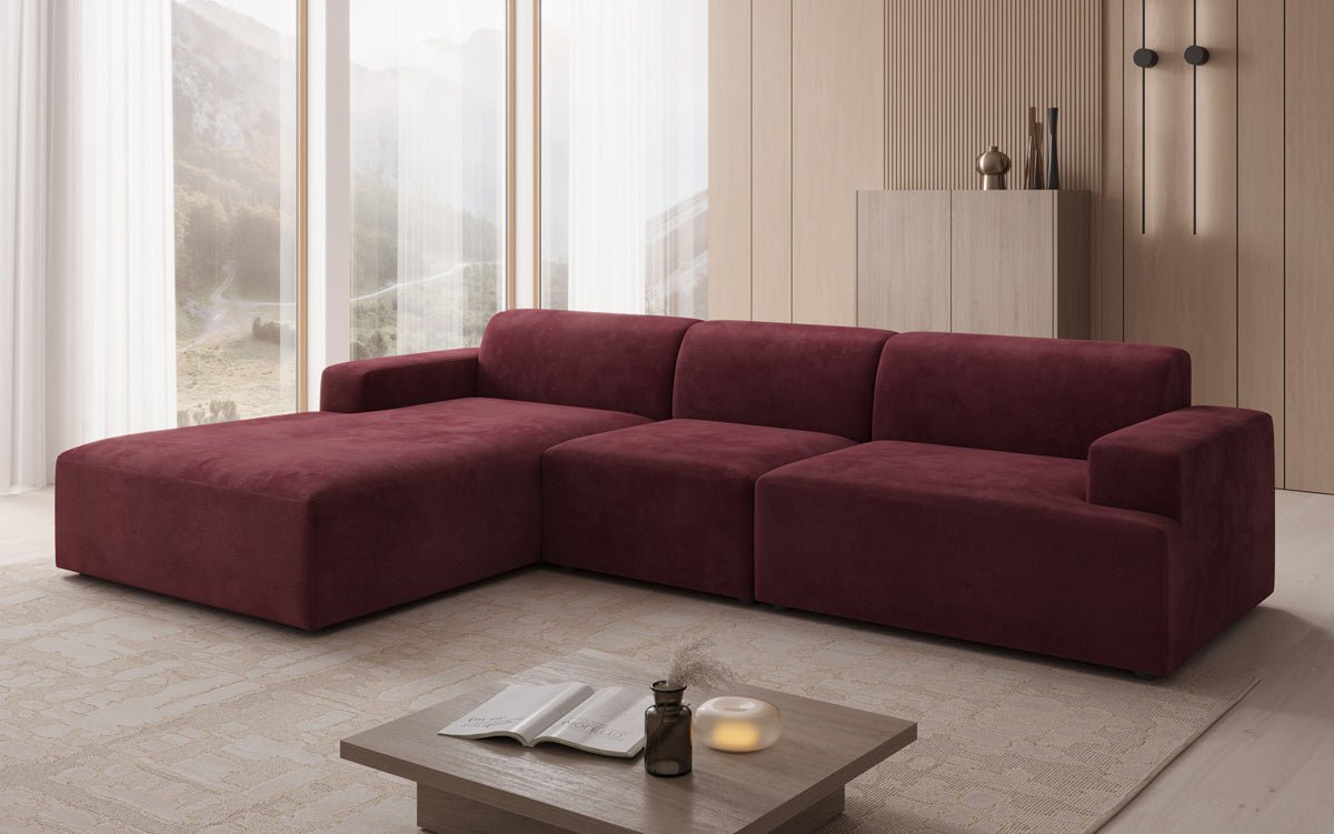 Designer Sofa Monza L Maxi in Velvet