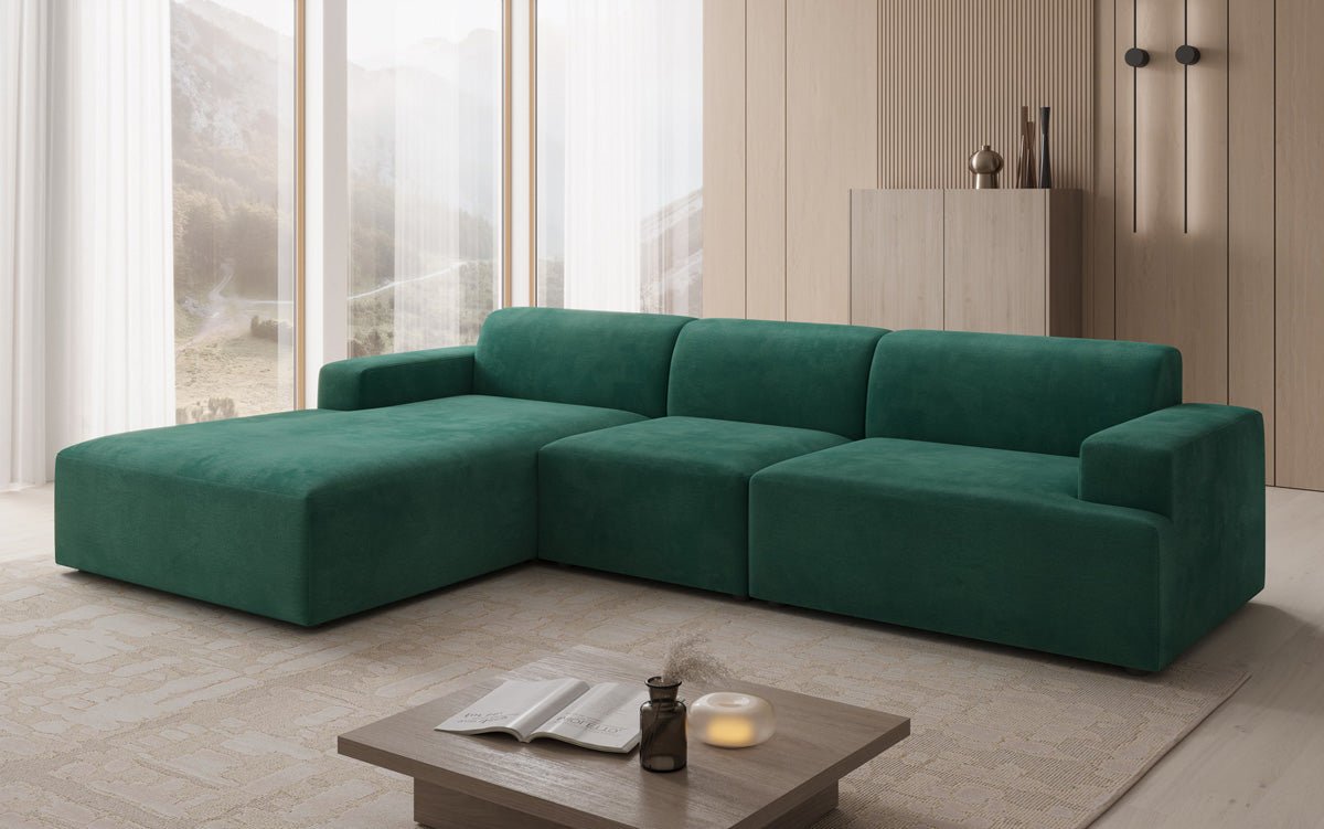 Designer Sofa Monza L Maxi in Velvet