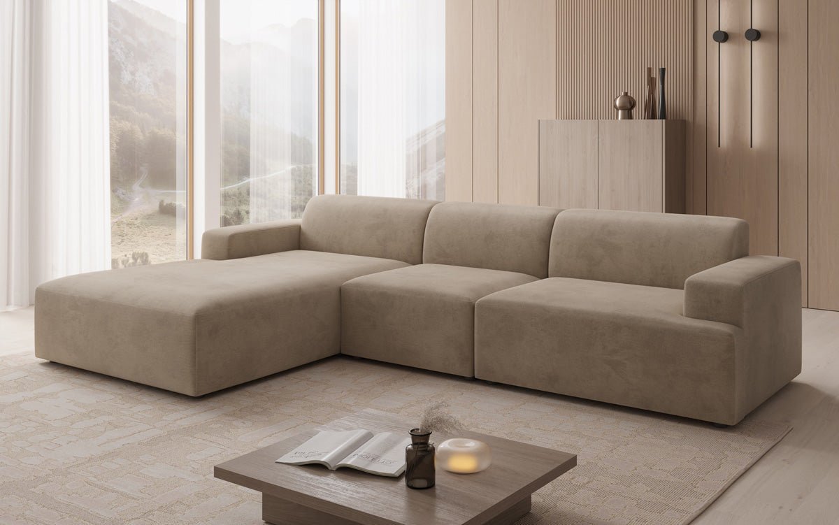 Designer Sofa Monza L Maxi in Velvet