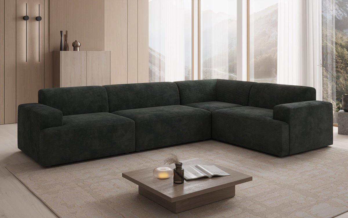 Designer Sofa Monza Living Landscape L in Corduroy
