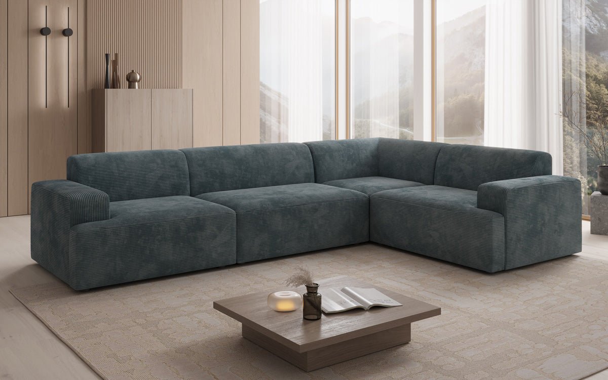 Designer Sofa Monza Living Landscape L in Corduroy