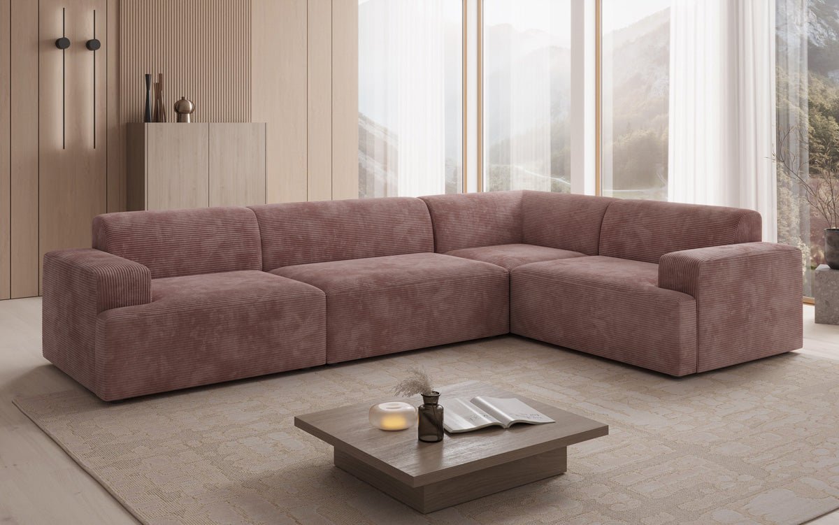 Designer Sofa Monza Living Landscape L in Corduroy