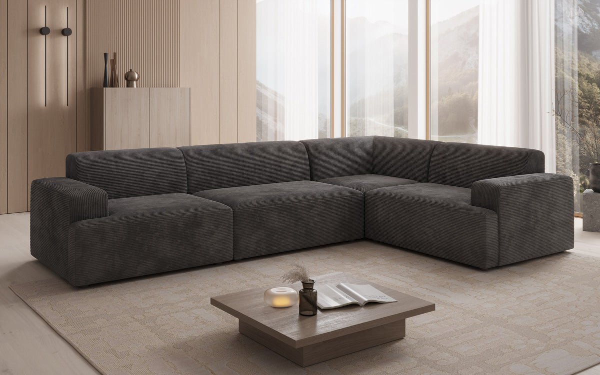 Designer Sofa Monza Living Landscape L in Corduroy