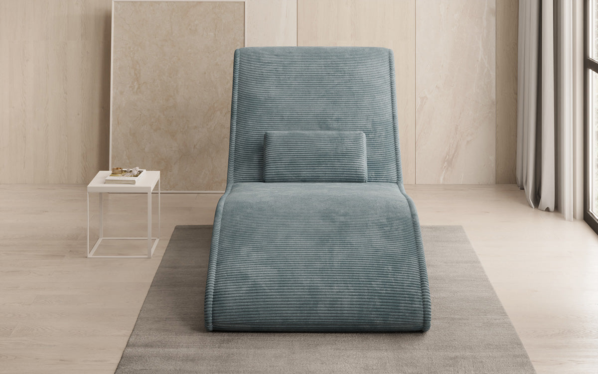 Designer Relax Lounger Lunaris 80 in Corduroy
