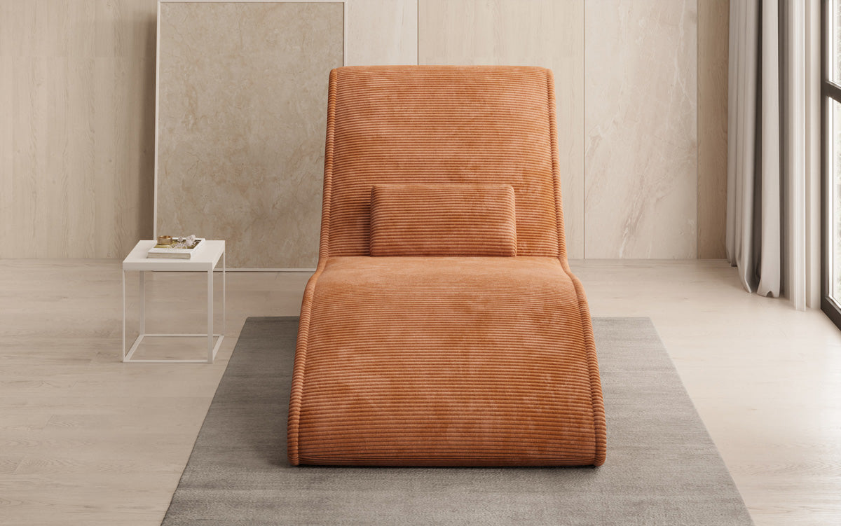Designer Relax Lounger Lunaris 80 in Corduroy