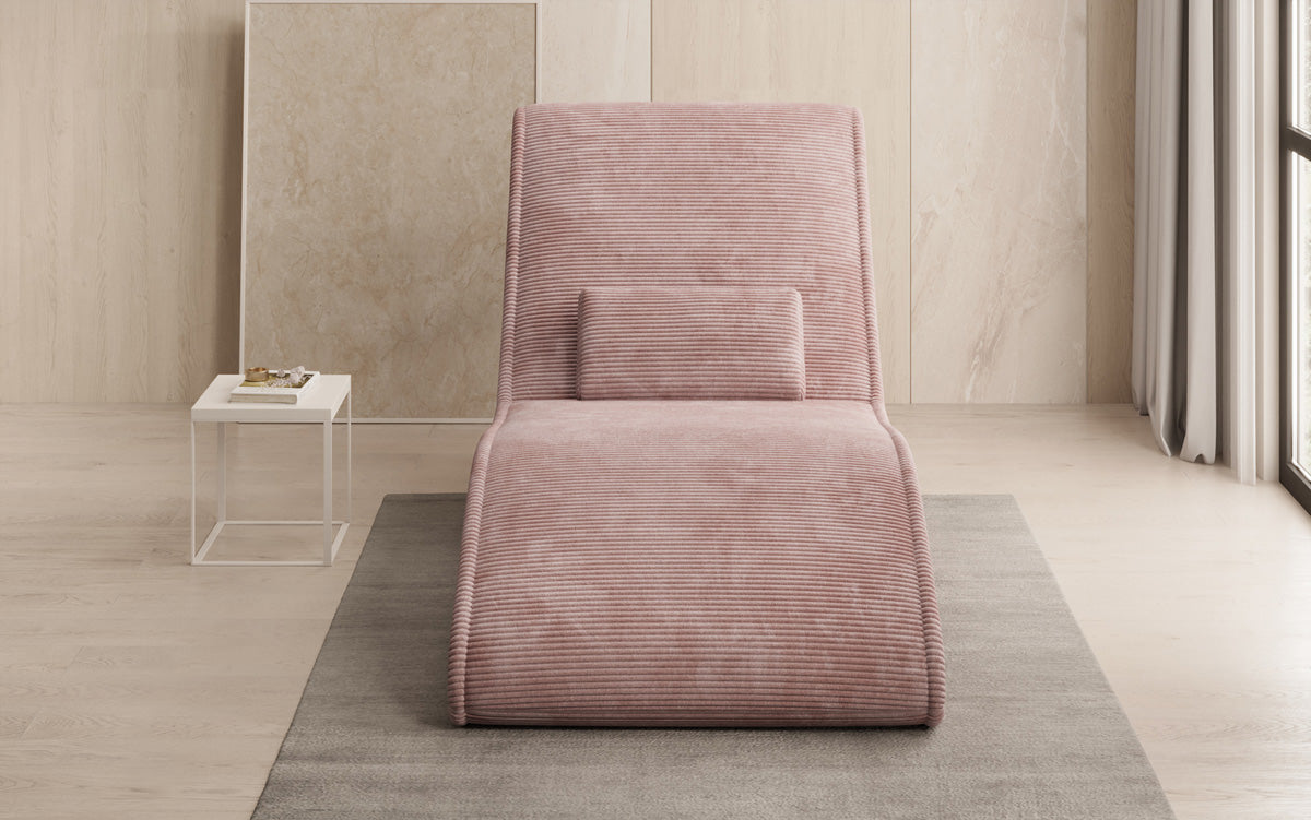 Designer Relax Lounger Lunaris 80 in Corduroy