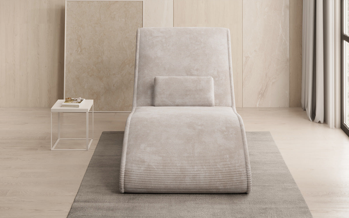 Designer Relax Lounger Lunaris 80 in Corduroy