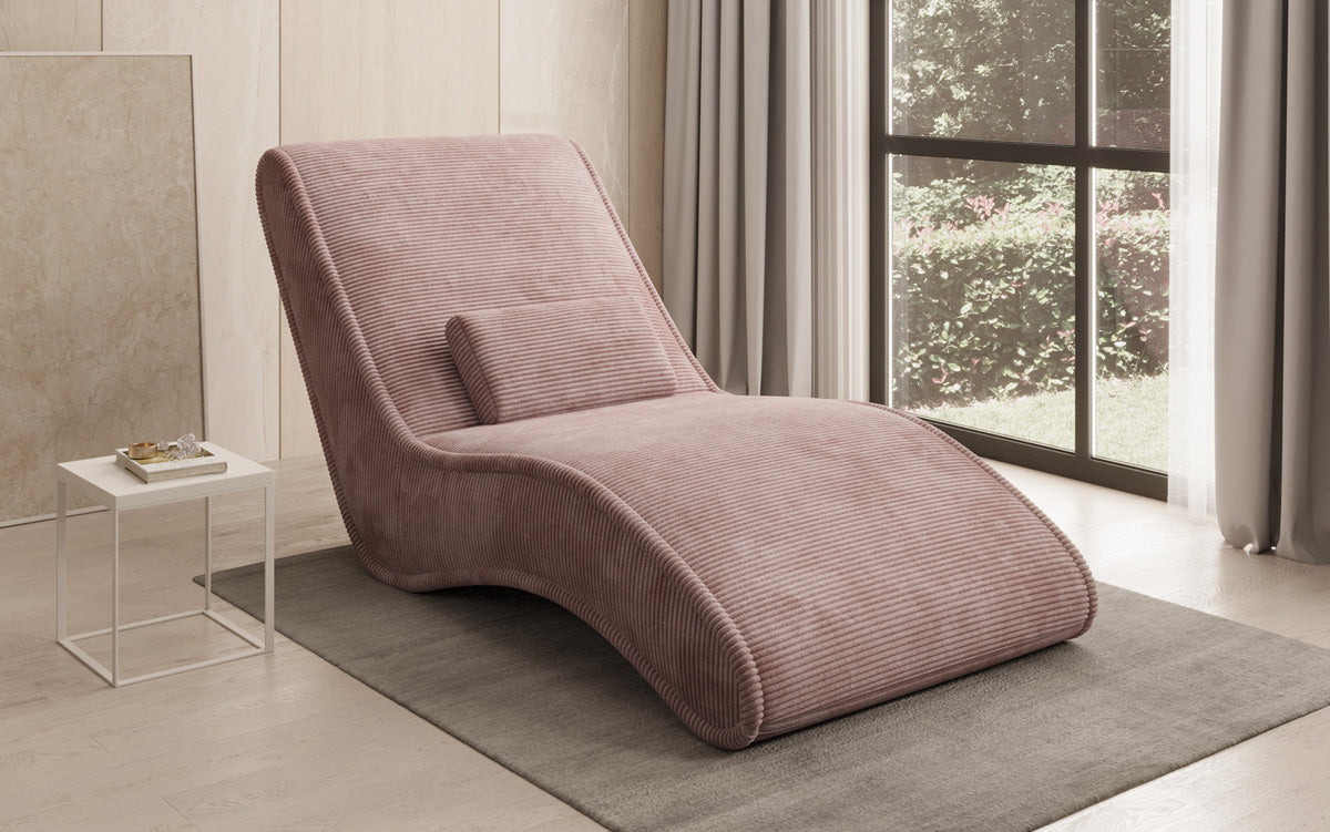 Designer Relax Lounger Lunaris 80 in Corduroy