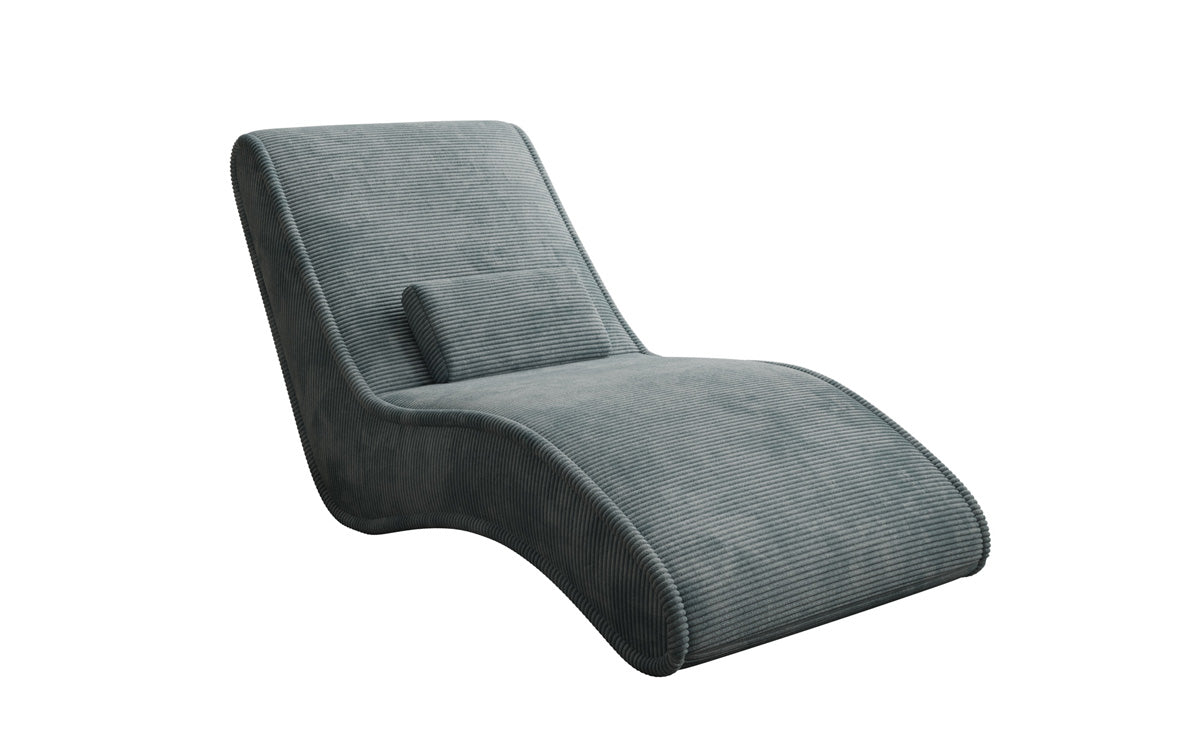 Designer Relax Lounger Lunaris 80 in Corduroy