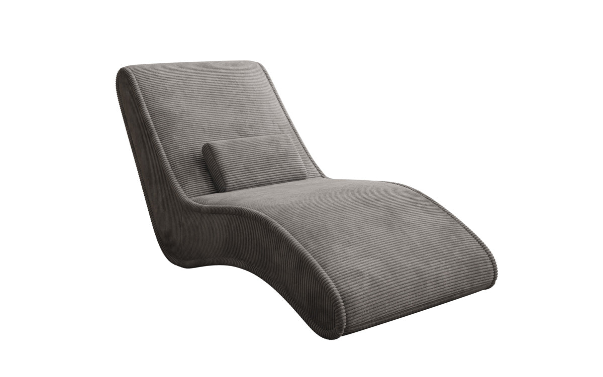 Designer Relax Lounger Lunaris 80 in Corduroy