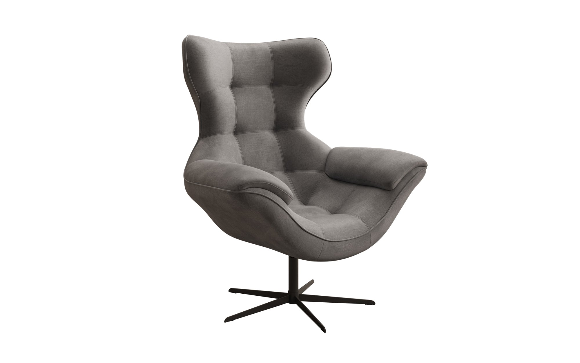 Designer sofa armchair Aurelio in velvet