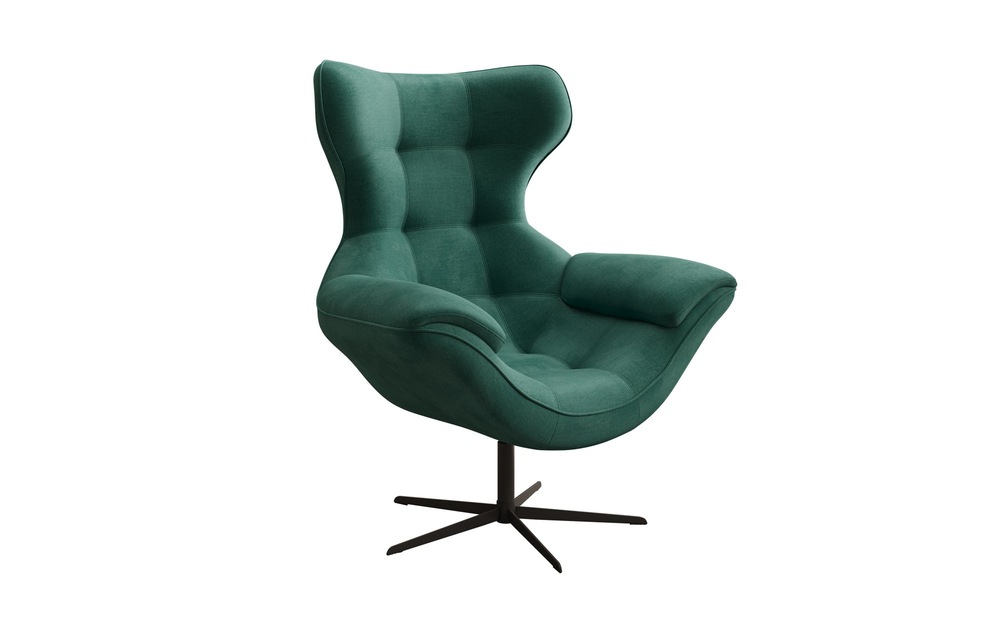 Designer sofa armchair Aurelio in velvet