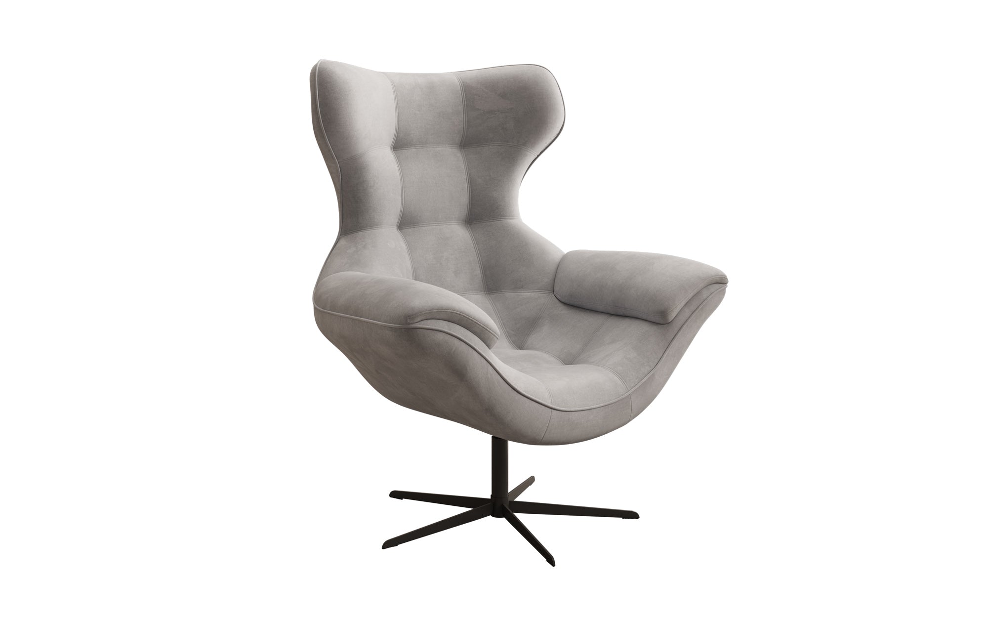 Designer sofa armchair Aurelio in velvet