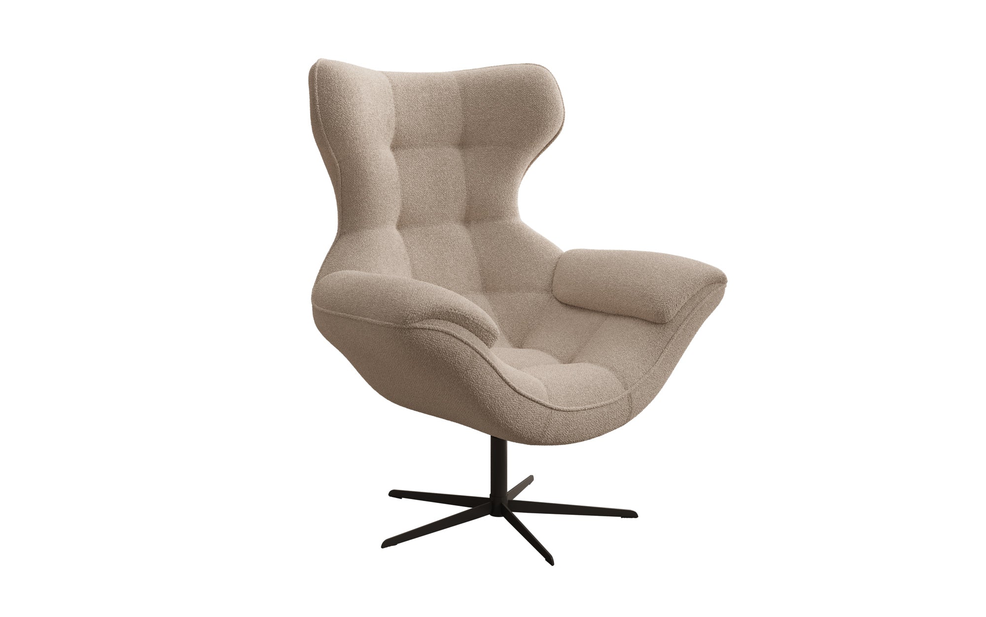 Designer sofa armchair Aurelio in bouclé
