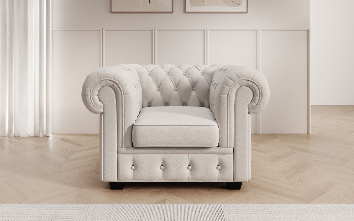 Chesterfield armchair Royal in genuine leather