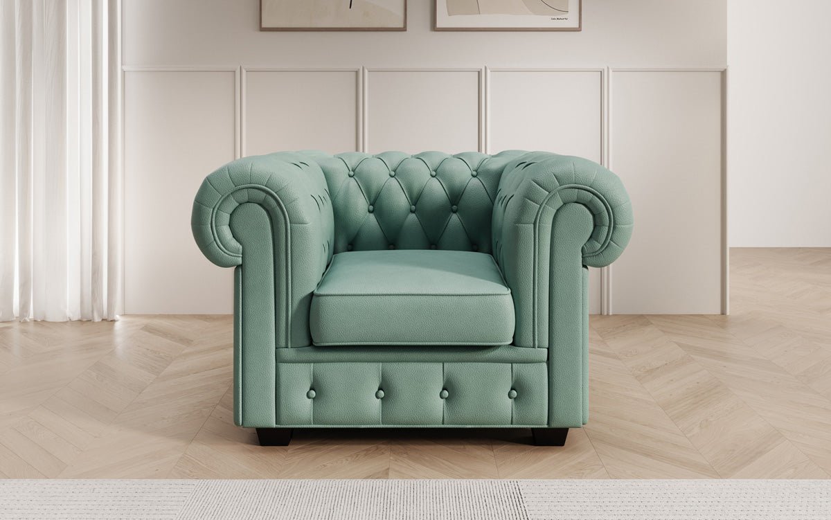 Chesterfield armchair Royal in genuine leather