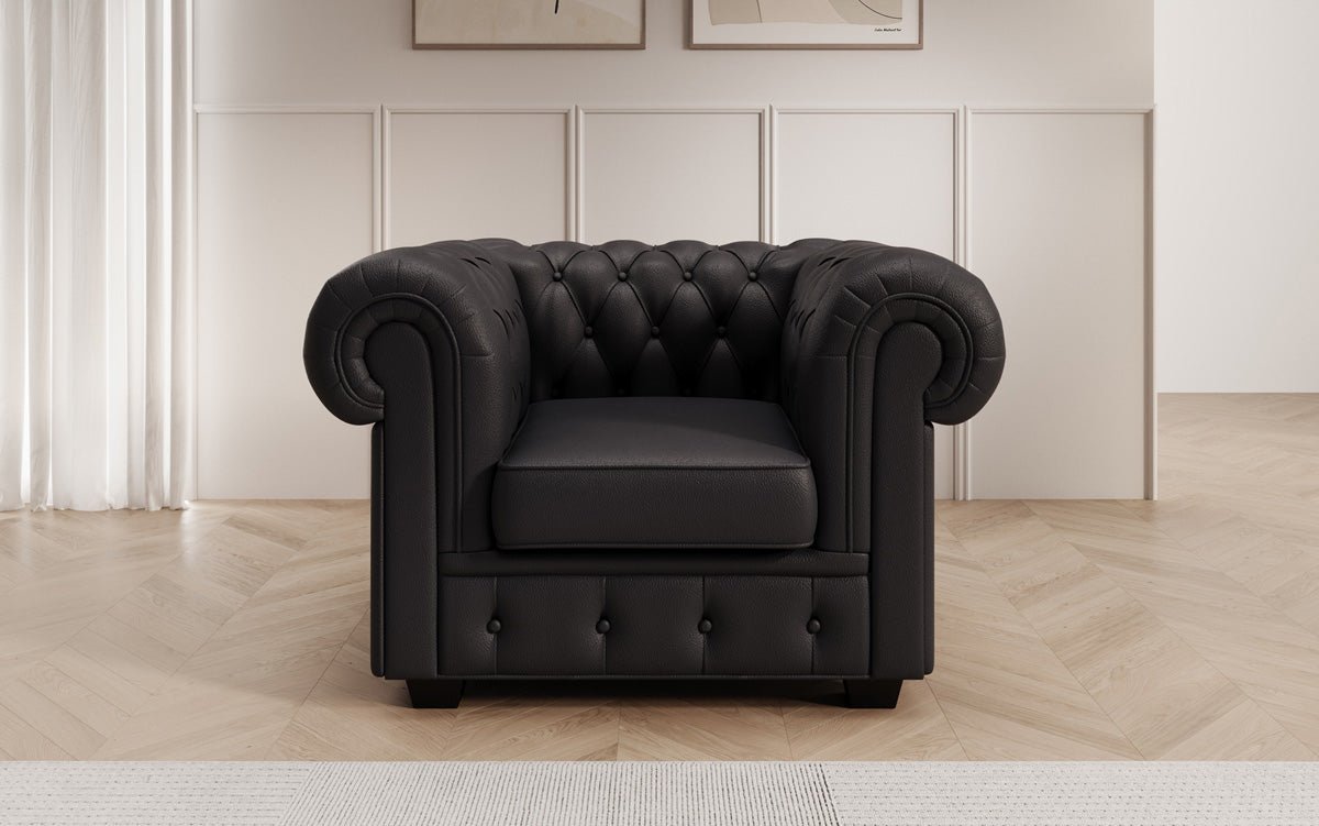 Chesterfield armchair Royal in genuine leather