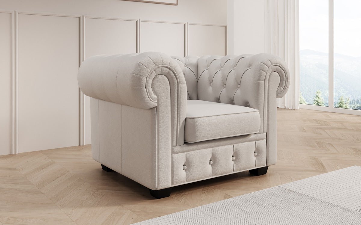 Chesterfield armchair Royal in genuine leather