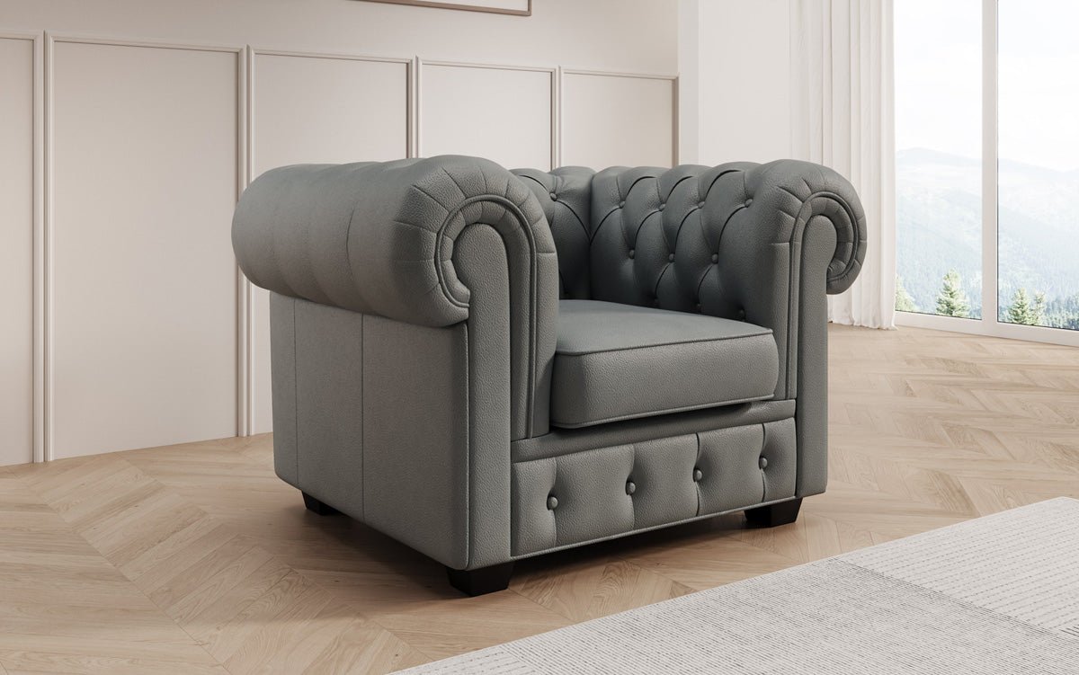 Chesterfield armchair Royal in genuine leather