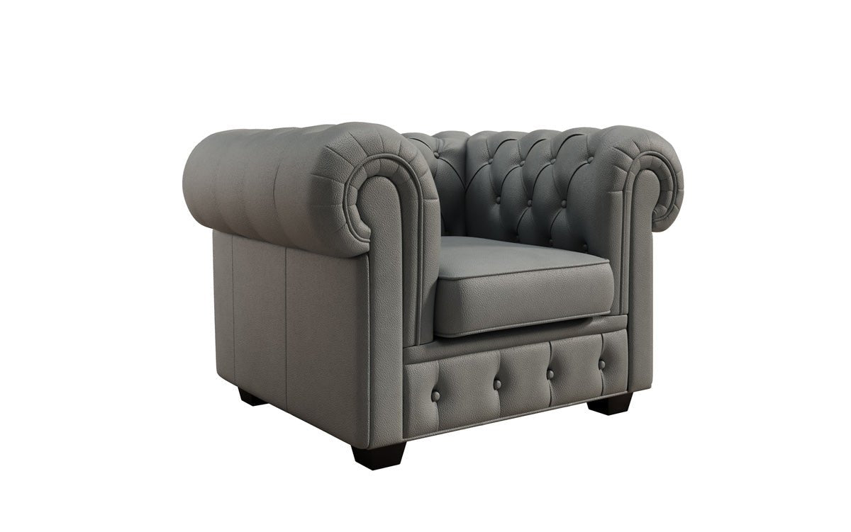 Chesterfield armchair Royal in genuine leather