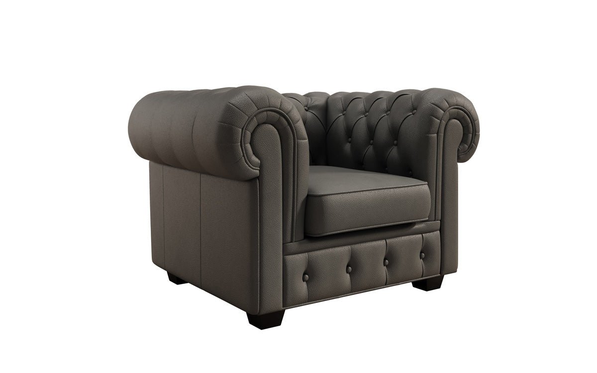 Chesterfield armchair Royal in genuine leather