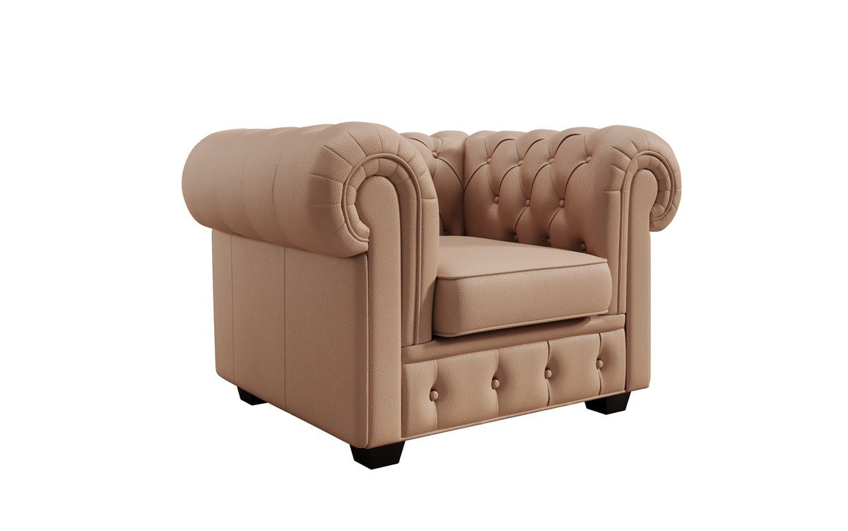 Chesterfield armchair Royal in genuine leather