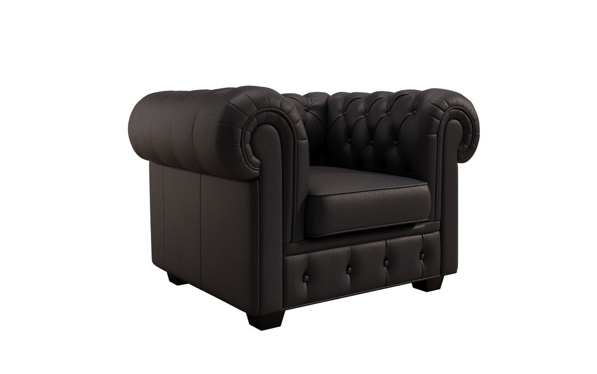 Chesterfield armchair Royal in genuine leather