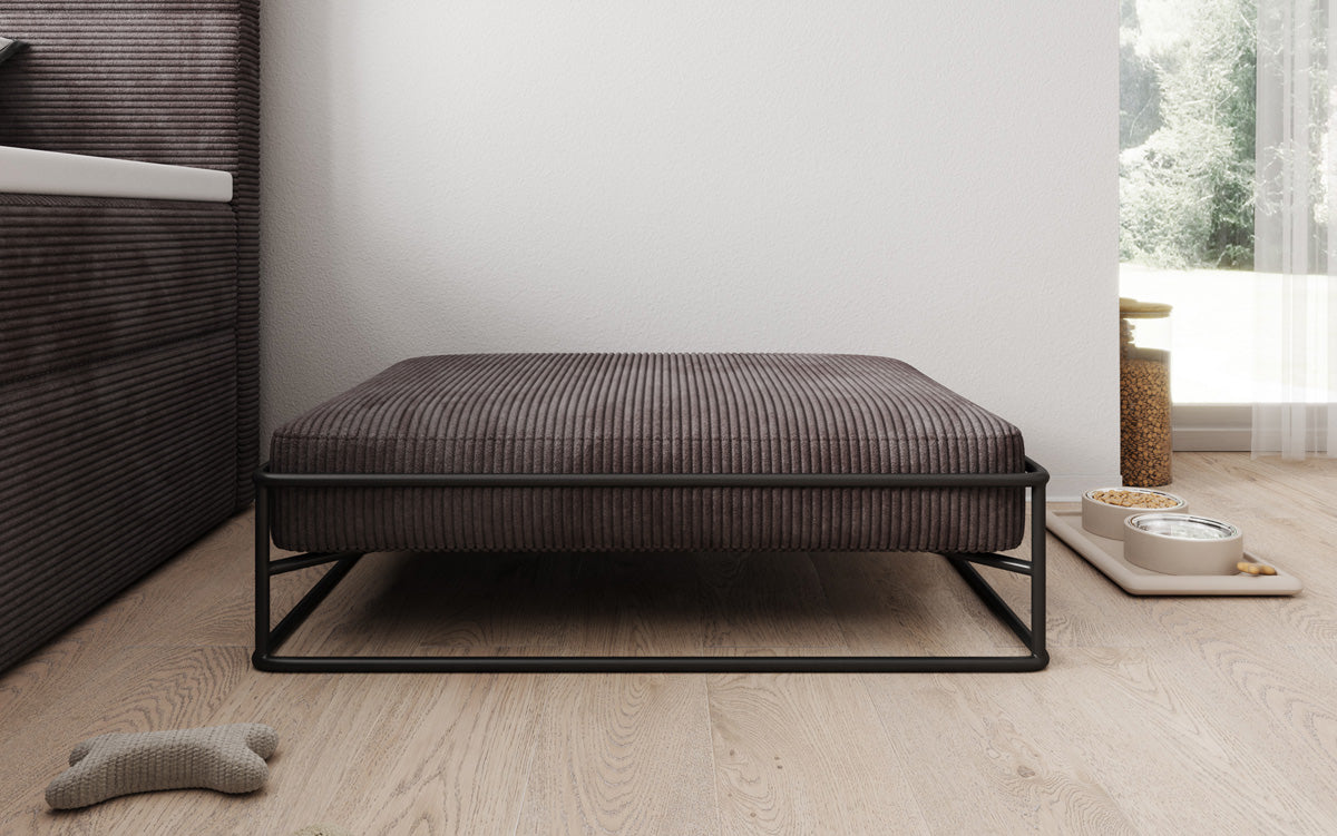 Dog bed Lumo 80 × 60 cm in Corduroy