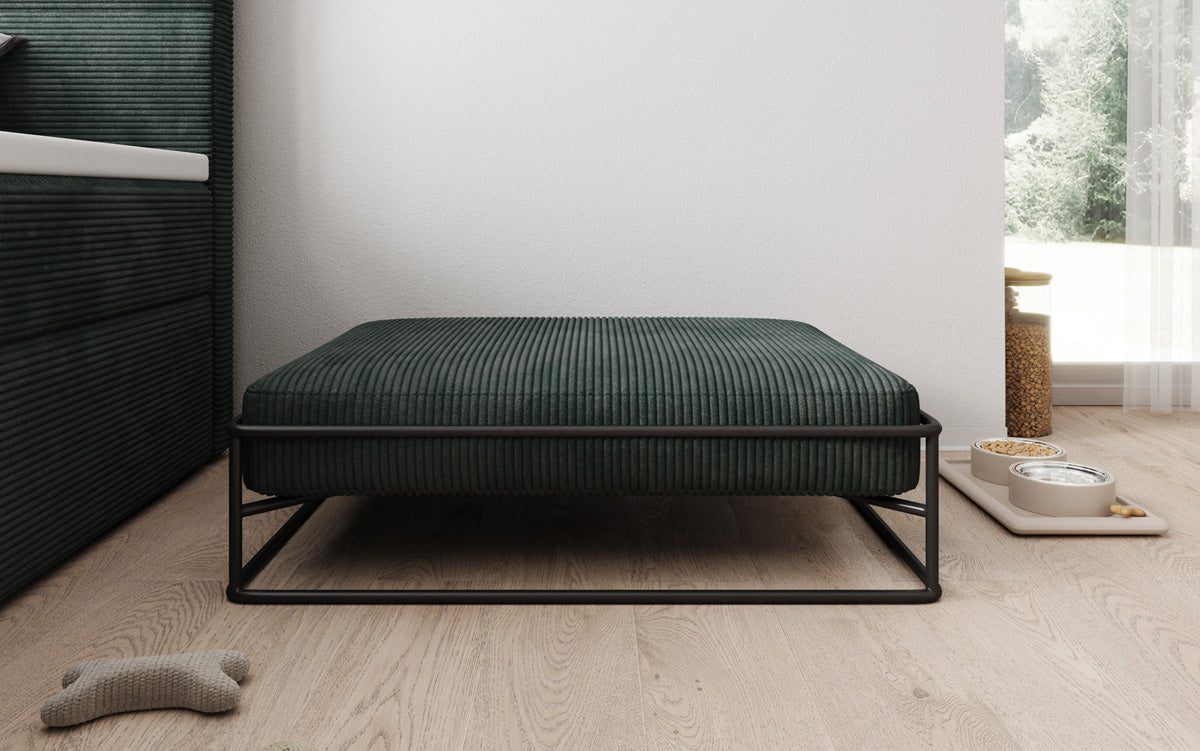 Dog bed Lumo 80 × 60 cm in Corduroy