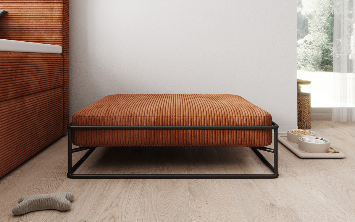 Dog bed Lumo 80 × 60 cm in Corduroy