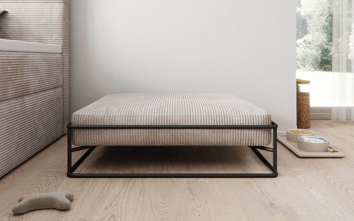 Dog bed Lumo 80 × 60 cm in Corduroy