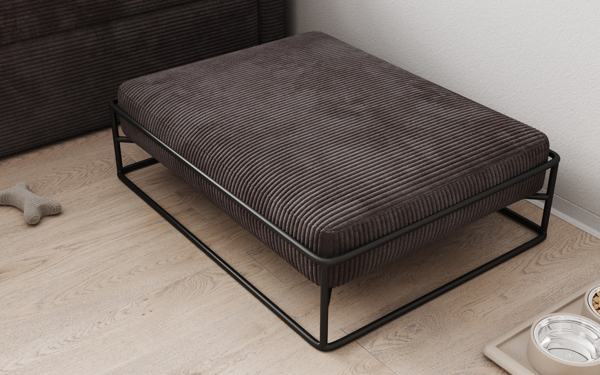 Dog bed Lumo 80 × 60 cm in Corduroy