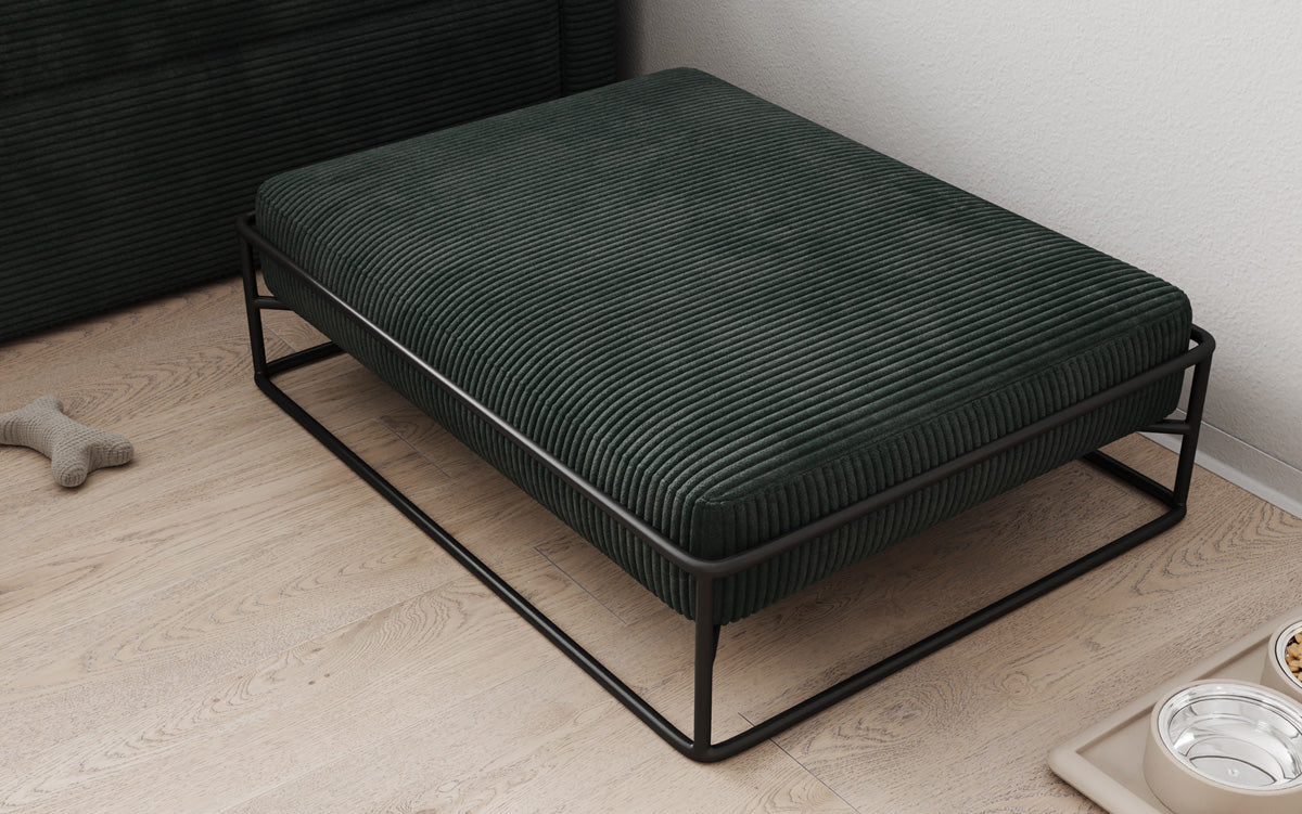Dog bed Lumo 80 × 60 cm in Corduroy