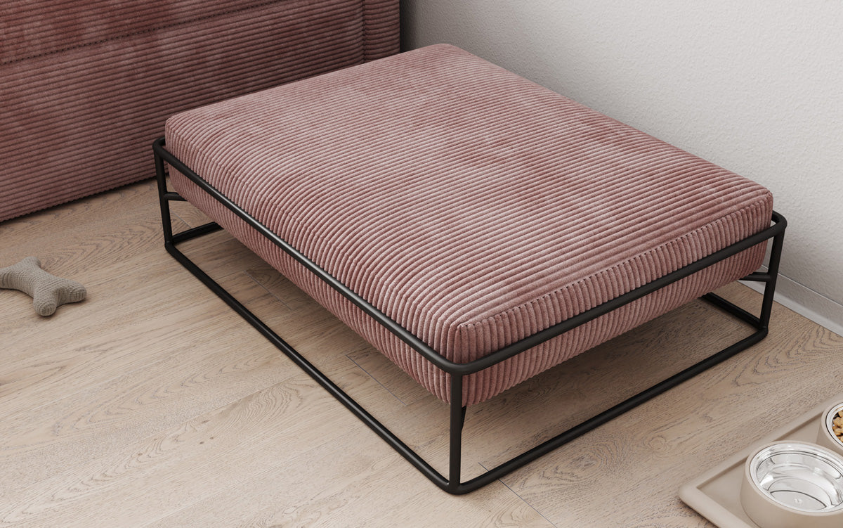 Dog bed Lumo 80 × 60 cm in Corduroy