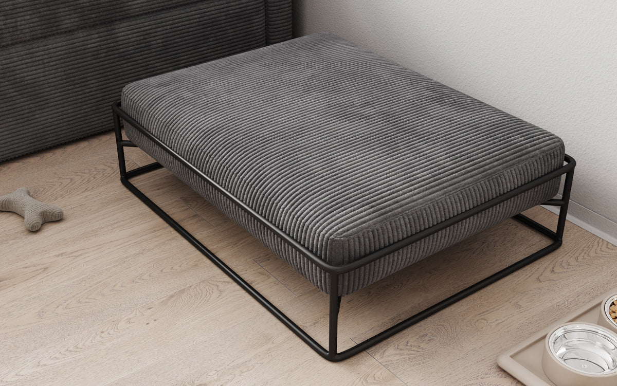 Dog bed Lumo 80 × 60 cm in Corduroy