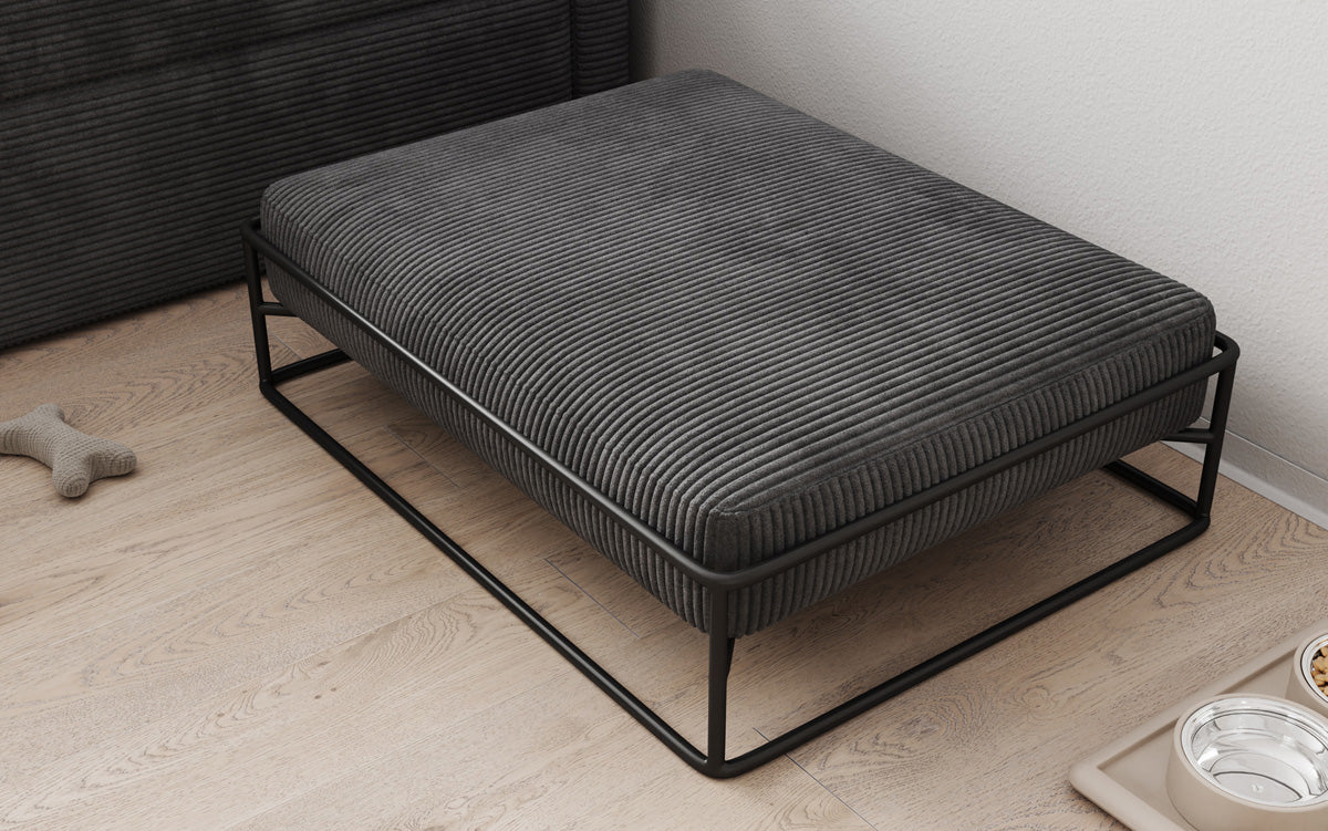 Dog bed Lumo 80 × 60 cm in Corduroy