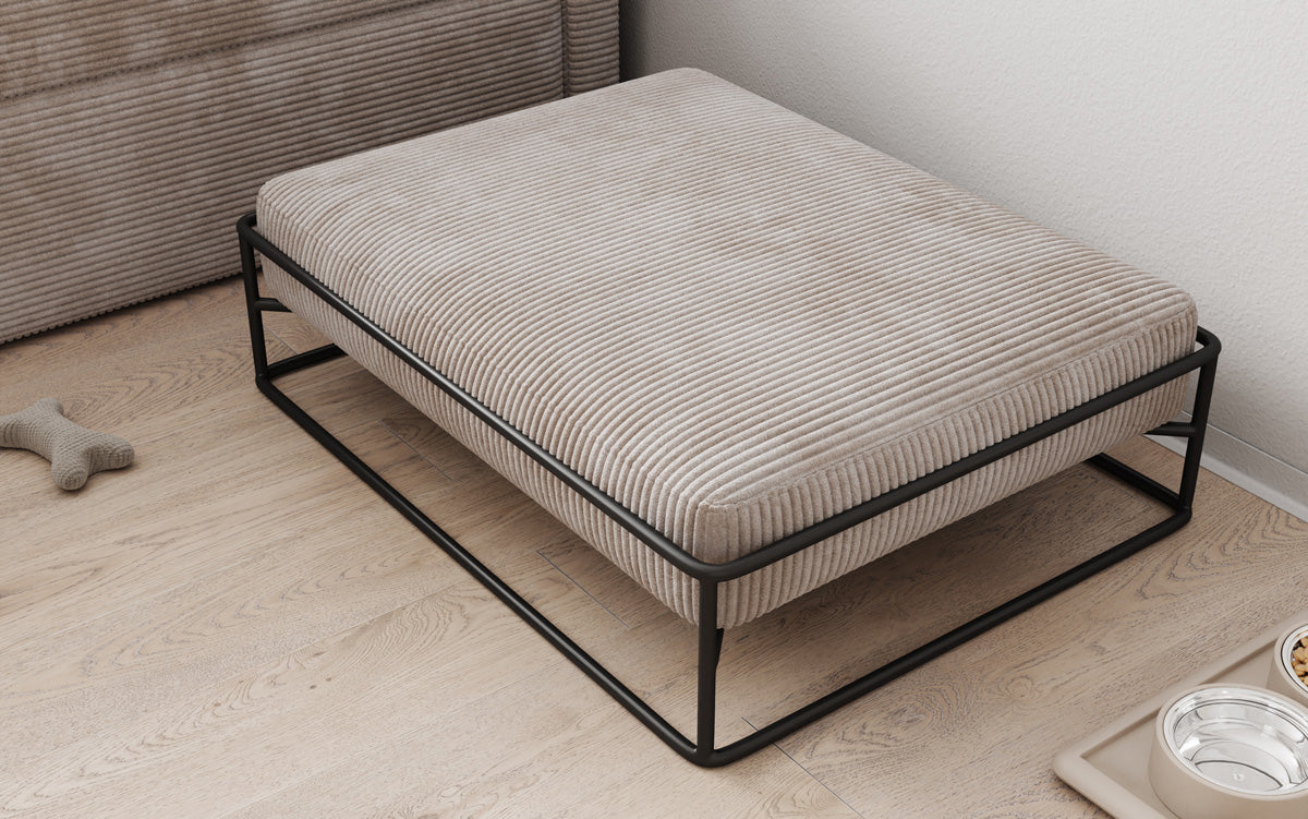 Dog bed Lumo 80 × 60 cm in Corduroy