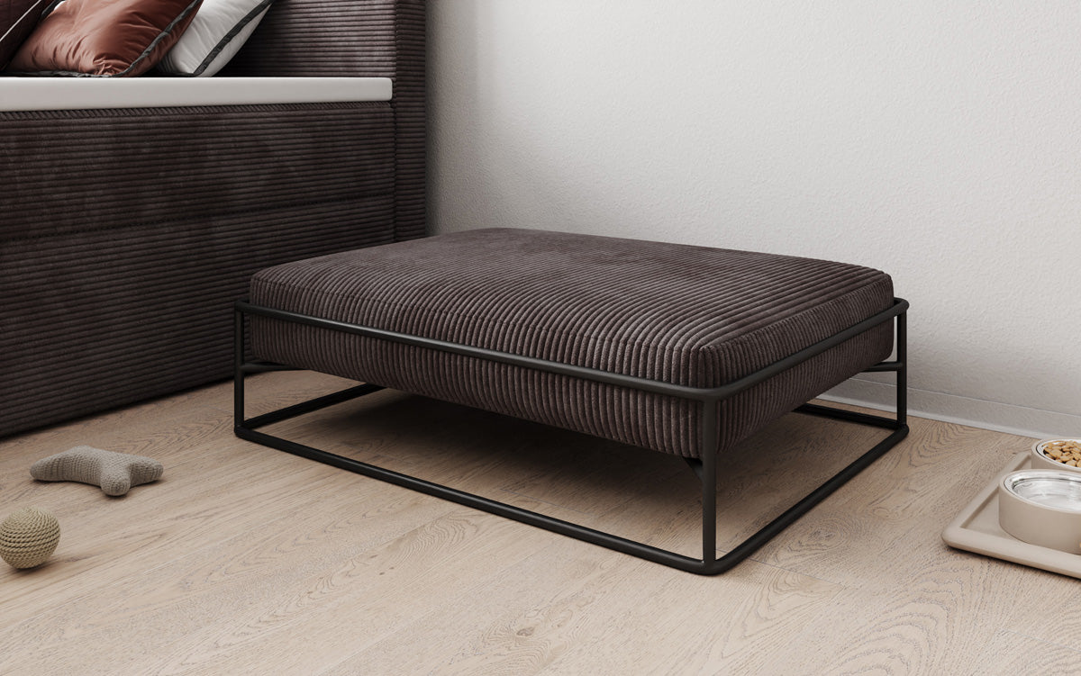 Dog bed Lumo 80 × 60 cm in Corduroy