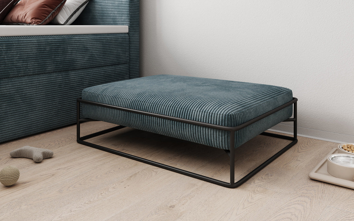 Dog bed Lumo 80 × 60 cm in Corduroy