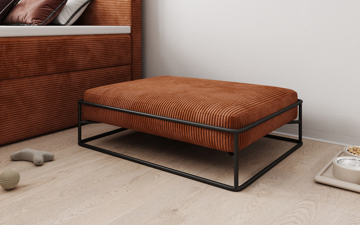 Dog bed Lumo 80 × 60 cm in Corduroy