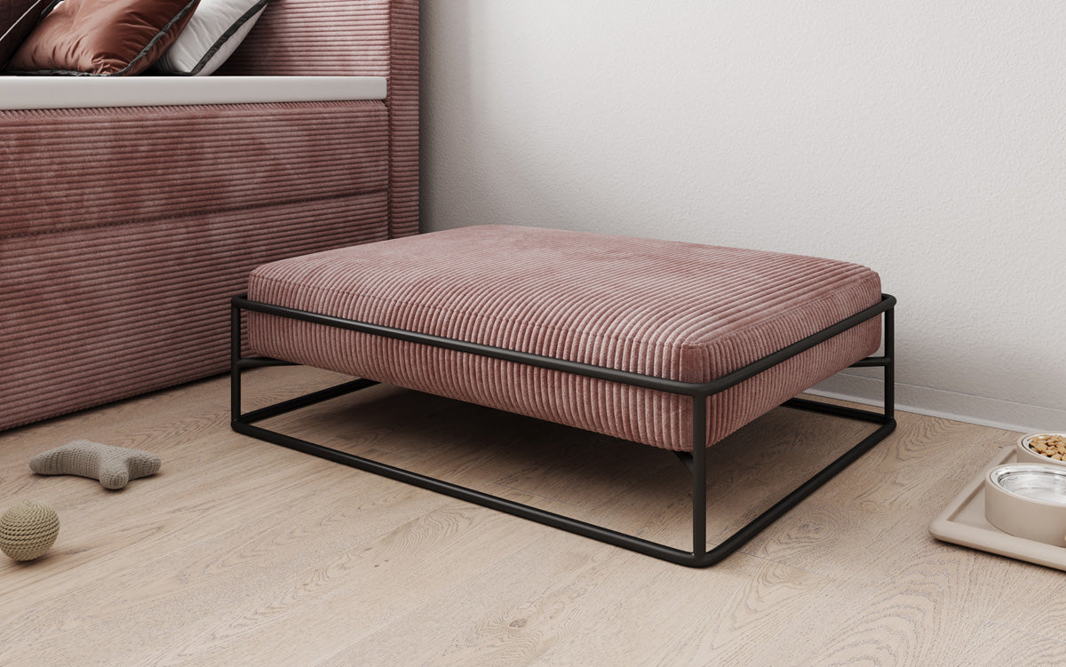 Dog bed Lumo 80 × 60 cm in Corduroy