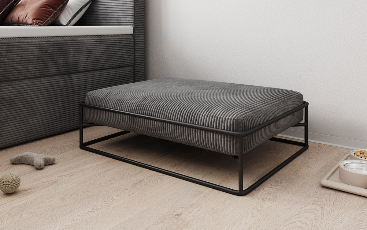 Dog bed Lumo 80 × 60 cm in Corduroy