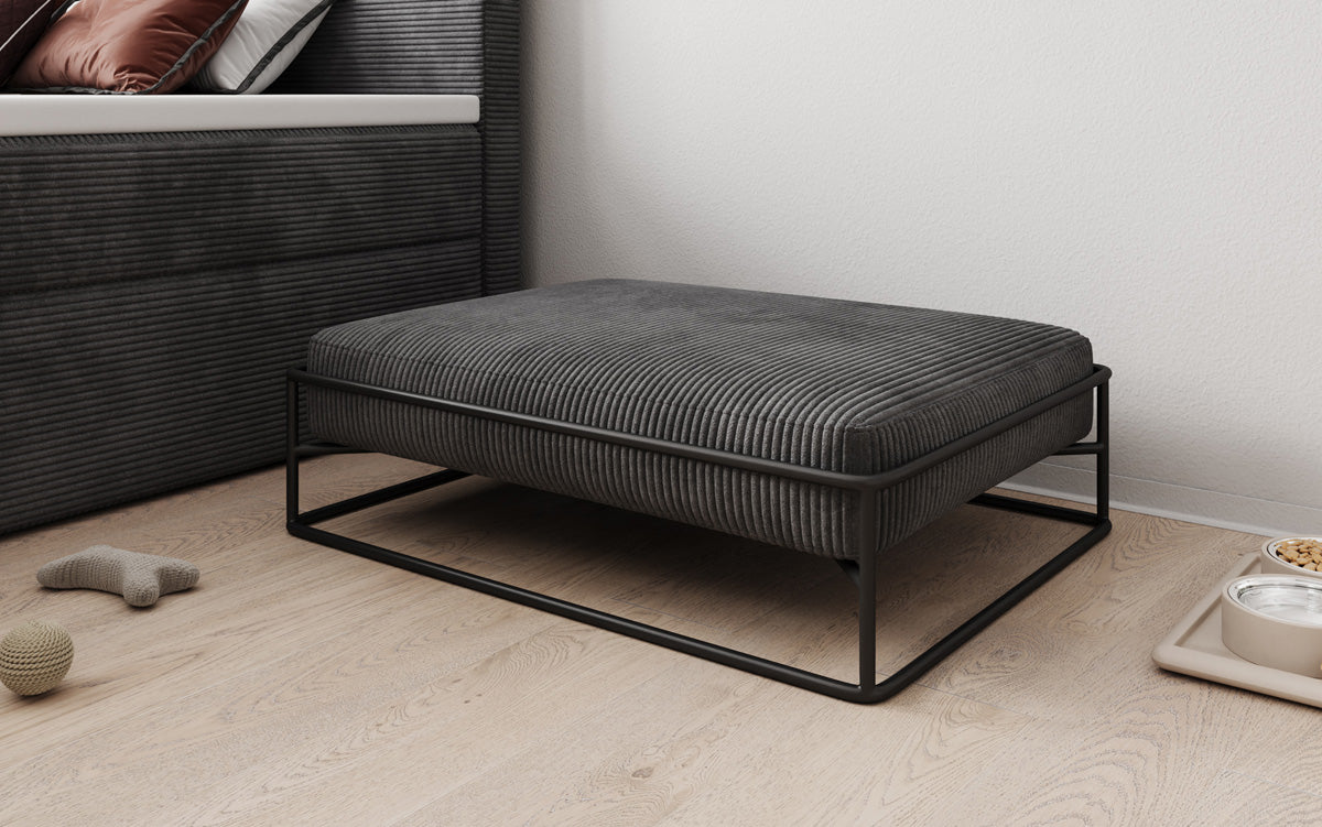 Dog bed Lumo 80 × 60 cm in Corduroy